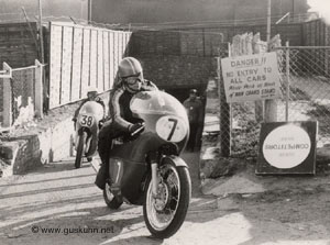 Returning to the paddock at Brands Hatch.