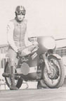 Mick Andrew on the GK Seeley Norton in 1970