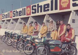 The 1970 Gus Kuhn Shell Team