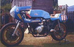 Gary Hillier's ex-Gus Kuhn Suzuki.