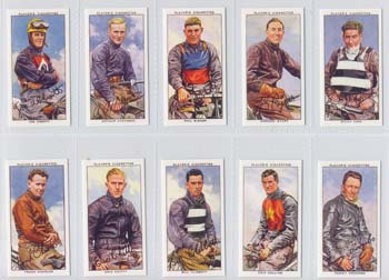 John Player cards 'Speedway Riders' Nos 1-10